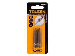 Набор вставок (бит) торцевых 1/4", Square, №3, 50 мм, 2 предмета TOLSEN TT20340