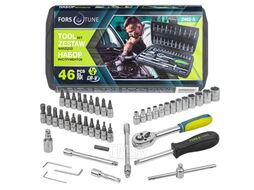 Набор инструмента 46пр. 1/4" (6-гр.)(4-14мм) FORSandTUNE FORSandTUNE-2462-5