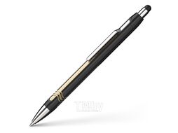 Ручка шарик/автомат. "Epsilon Touch" пласт., со стилусом, белый/серебристый, стерж. синий Schneider 138701