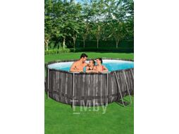 Каркасный бассейн Bestway Power Steel Swim Vista 5611R (610x366x122, с фильтр-насосом и лестницей)