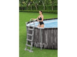 Каркасный бассейн Bestway Power Steel Swim Vista 5611R (610x366x122, с фильтр-насосом и лестницей)