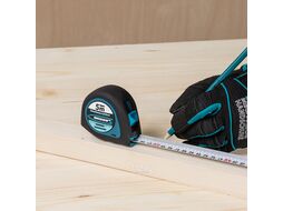 Рулетка "Ergonomisch", 5 м x 25 мм, магнитный обрезиненный зацеп GROSS 31103