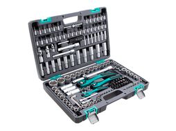 Набор инструмента, 1/4", 3/8", 1/2", Cr-V, S2, усиленный кейс, 151 предм. STELS 14114