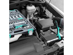 Набор инструмента, 1/4", 3/8", 1/2", Cr-V, S2, усиленный кейс, 151 предм. STELS 14114