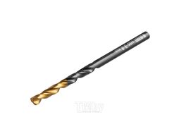 Сверло по металлу, 3,8 мм, HSS-Tin, Golden Tip, 10 шт. Denzel 717208