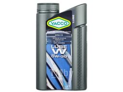 Масло моторное синтетическое 1л - ACEA C3, VW 504.00/507.00, Porsche C30 YACCO YACCO 0W30 LUBE W/1