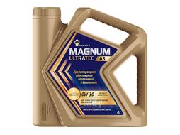 Масло моторное ROSNEFT Magnum Ultratec A3 0W-30 4л API SN/CF, ACEA A3/B4, BMW Longlife-01, GM LL-A/B-025, MB 229.5, Renault RN0700/ RN0710, Volvo VCC 95200356, VW 502 00/505 00 ROSNEFT 40816842