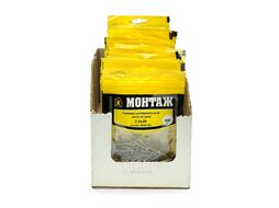 Саморез универсальный 2.5x20, желтый цинк, дой-пак S, (100шт) МОНТАЖ MD001300