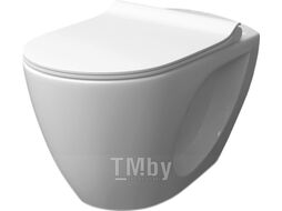 Унитаз подвесной с инсталляцией Керамин Трино + 525 040000 + L1 040011 (с жестким сиденьем Slim и микролифтом)