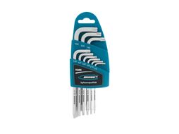 Набор ключей имбусовых TORX-TT, 9 шт: T10-T50, удлиненные, S2, сатинированные Gross 16407