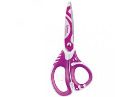 Ножницы канцелярские Maped Zenoa Fit / 599110 (21см, белый/голубой)