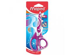 Ножницы канцелярские Maped Zenoa Fit / 599110 (21см, белый/голубой)