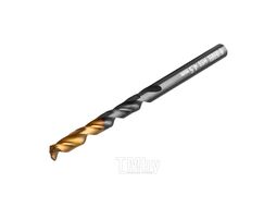 Сверло по металлу, 4,5 мм, HSS-Tin, Golden Tip, 10 шт. Denzel 717211