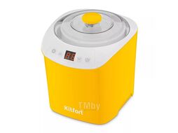 Йогуртница Kitfort КТ-4090-1 бело-желтый