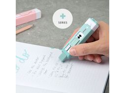 Ластик "STICK +" с точилкой, розовый, блистер Milan BYM10141IBGP