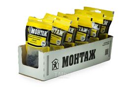 Саморез для гипсокартона 3.5x19, редкий шаг (к дереву), фосфат, (350шт) МОНТАЖ MD001002