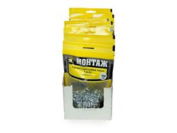 Саморез с прессшайбой 4.2x13, сверло, цинк, (350шт) МОНТАЖ MD001054