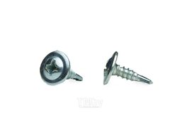 Саморез с прессшайбой 4.2x13, сверло, цинк, (350шт) МОНТАЖ MD001054