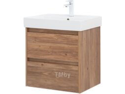 Тумба с умывальником Aquanet Nova Lite 60 / 305235 (дуб шоколадный)