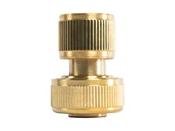 Соединитель латунный быстросъемный для шланга 3/4", аквастоп PALISAD 66265