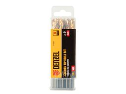 Сверло по металлу, 9 мм, HSS-Tin, Golden Tip, 8 шт. Denzel 717221