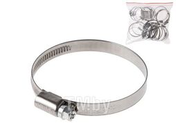 Хомут червячный 50-70 мм, нерж.сталь W2 (25 шт в пакете) STARFIX SM-98002-25