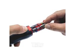 Отвертка магазинная с битами 13 шт., ZEBRA, WURTH WURTH 06136003
