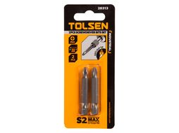 Набор вставок (бит) торцевых 1/4", Phillips, PH2, 50 мм, 2 предмета TOLSEN TT20313