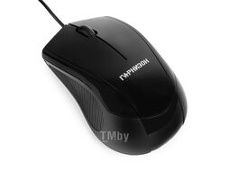 Мышь Гарнизон GM-200, USB, чип- Х, черный, 1000 DPI, 2кн.+колесо-кнопка, кабель 1,25м