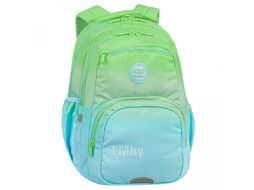 Рюкзак школьный "Pick Gradient Mojito" полиэстер, уплот. спинка, голубой/зеленый CoolPack F099755
