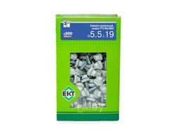 Саморез кровельный с резин. прокл. 5.5x19, сверло PT3, RAL9003, в коробке с окном (300шт) EKT BW000187