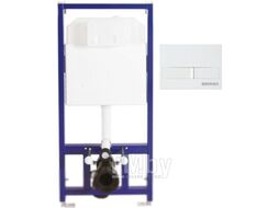Унитаз подвесной с инсталляцией AM.PM X-Joy C851701SC + Berges Novum 525 040000 + L1 040011