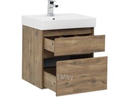 Тумба с умывальником Aquanet Nova Lite 60 / 254695 (с 2 ящиками)