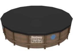 Каркасный бассейн Bestway Power Steel Swim Vista 56725 (488x122, с фильтр-насосом и лестницей)