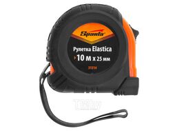 Рулетка Elastica, 10 м х 25 мм, обрезиненный корпус SPARTA 31314