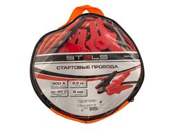 Провода стартовые, 400 А, 2,5 м, сумка на молнии STELS 55919