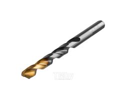 Сверло по металлу, 10 мм, HSS-Tin, Golden Tip, 8 шт. Denzel 717222