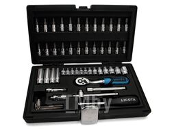 Набор торцевых головок 1/4" 6гр. 54пр. Licota ALK-8003F