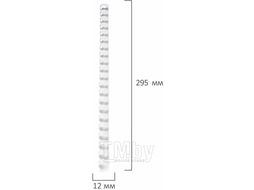Пластиковые пружины для переплета BRAUBERG 530913 (100 шт) белый