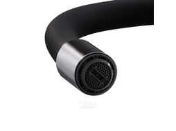 Смеситель для кухни Maxonor гибкий излив черный/хром EM70112-7