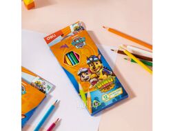 Цветные карандаши 12 шт "Paw Patrol Dino" Deli EC116-12