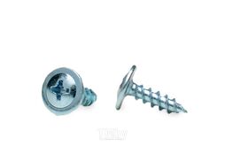 Саморез с прессшайбой 4.2x14, острый, цинк, дой-пак S, (100шт) МОНТАЖ MD001104