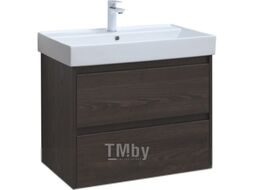 Тумба с умывальником Aquanet Nova Lite 75 / 305240 (дуб черный)