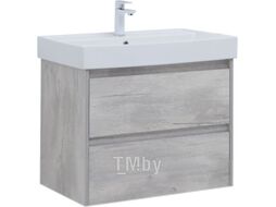 Тумба с умывальником Aquanet Nova Lite 75 / 305240 (дуб черный)