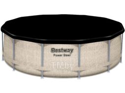 Каркасный бассейн Bestway Steel Pro Max 5614V (396x107, с фильтр-насосом, лестницей и навесом)