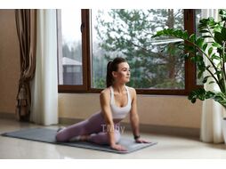 Коврик для йоги и фитнеса Sundays Fitness IR97506 (черный)