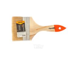 Кисть плоская Slimline 4" (100 мм), натуральная щетина, деревянная ручка SPARTA 824455