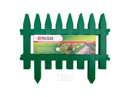 Забор декоративный "Рейка", 28 х 300 см, зеленый PALISAD 65005
