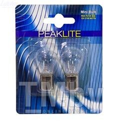 Комплект ламп накаливания P21W (в блистере) PEAKLITE 2510-02B