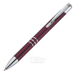 Ручка шарик/автомат "Ascot" 0,7 мм, метал., бордовый/серебристый стерж. синий Easy Gifts 333902